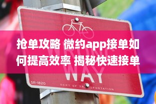 抢单攻略 微约app接单如何提高效率 揭秘快速接单技巧，提升你的接单成功率 v3.1.1下载