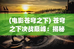 (电影苍穹之下) 苍穹之下决战巅峰：揭秘史诗级传奇战役的背后故事苍穹决