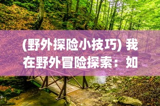 (野外探险小技巧) 我在野外冒险探索：如何精准地捕捉并记录自然美景的高清视频