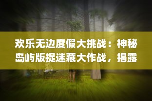 欢乐无边度假大挑战：神秘岛屿版捉迷藏大作战，揭露隐藏的秘密