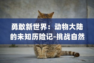 勇敢新世界：动物大陆的未知历险记-挑战自然，揭秘野生生存奥秘