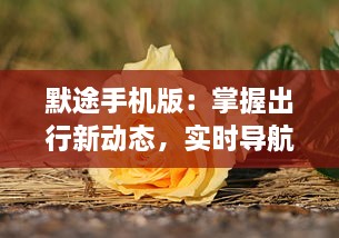 默途手机版：掌握出行新动态，实时导航体验智能出行的全新乐趣