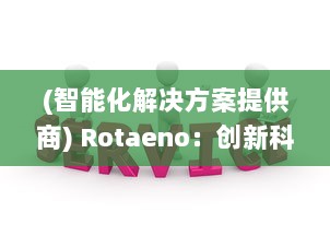 (智能化解决方案提供商) Rotaeno：创新科技引领者，一站式智能解决方案的探索与实践