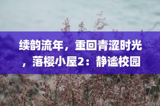 续韵流年，重回青涩时光，落樱小屋2：静谧校园生活的甜蜜故事再续篇