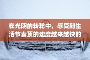 在光阴的转轮中，感受到生活节奏顶的速度越来越快的现代人的无奈和挣扎