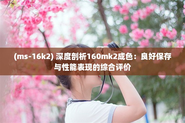 (ms-16k2) 深度剖析160mk2成色：良好保存与性能表现的综合评价