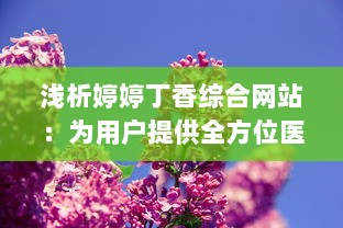 浅析婷婷丁香综合网站：为用户提供全方位医疗健康信息服务的平台 v0.2.0下载