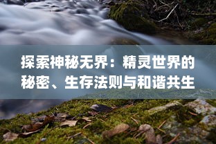 探索神秘无界：精灵世界的秘密、生存法则与和谐共生的奇妙旅程