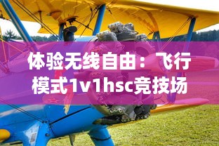 体验无线自由：飞行模式1v1hsc竞技场的酣畅淋漓与对战乐趣 v5.6.8下载