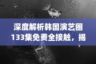 深度解析韩国演艺圈133集免费全接触，揭秘星辰大海背后的艰辛与辉煌